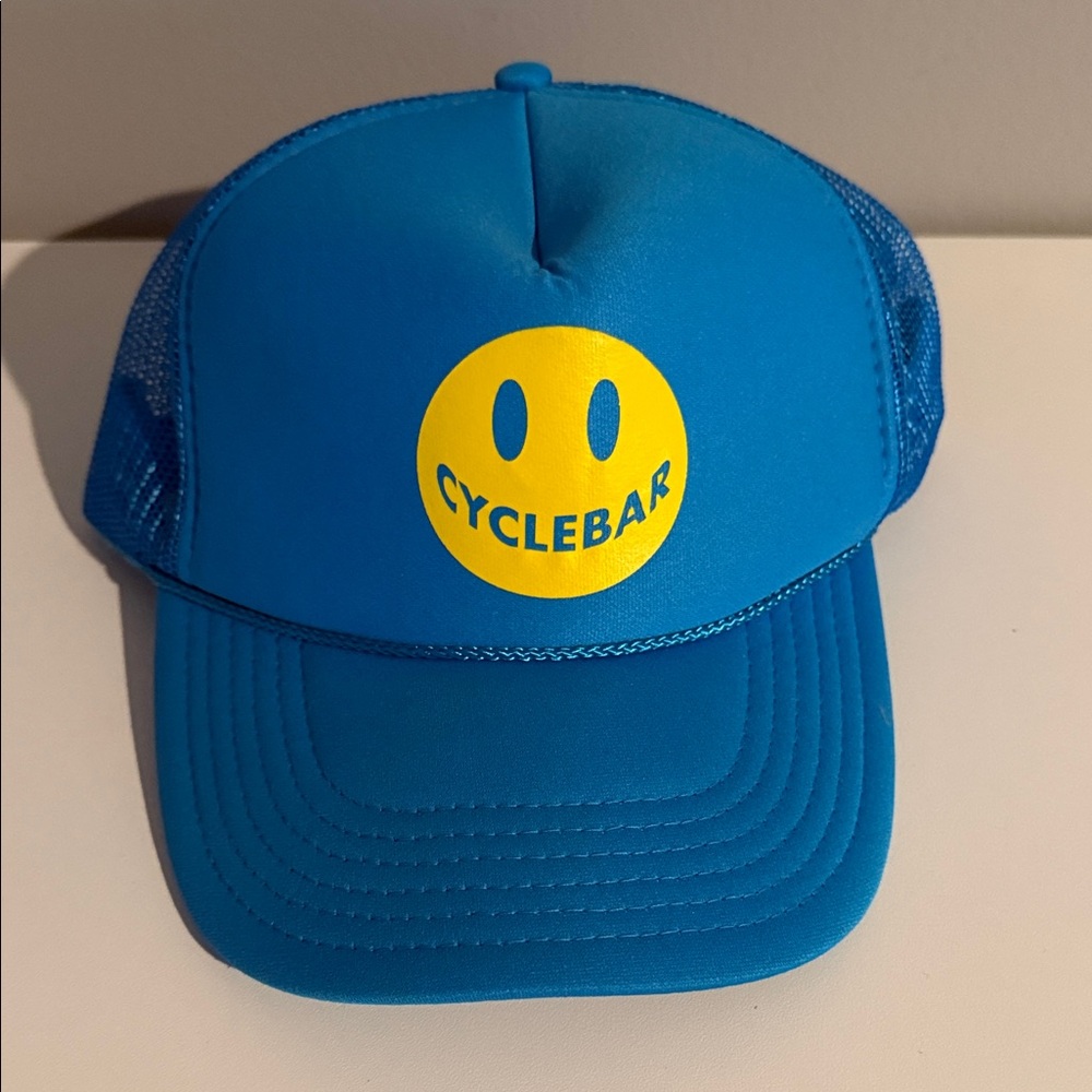 CycleBar Blue Cap with Yellow Emblem